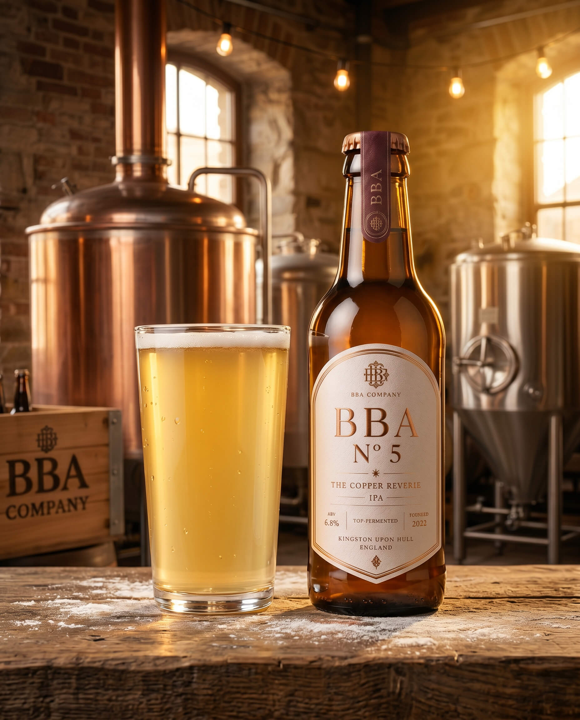 BBA_N°5_Bottle_with_Glass_in_the_Brewery