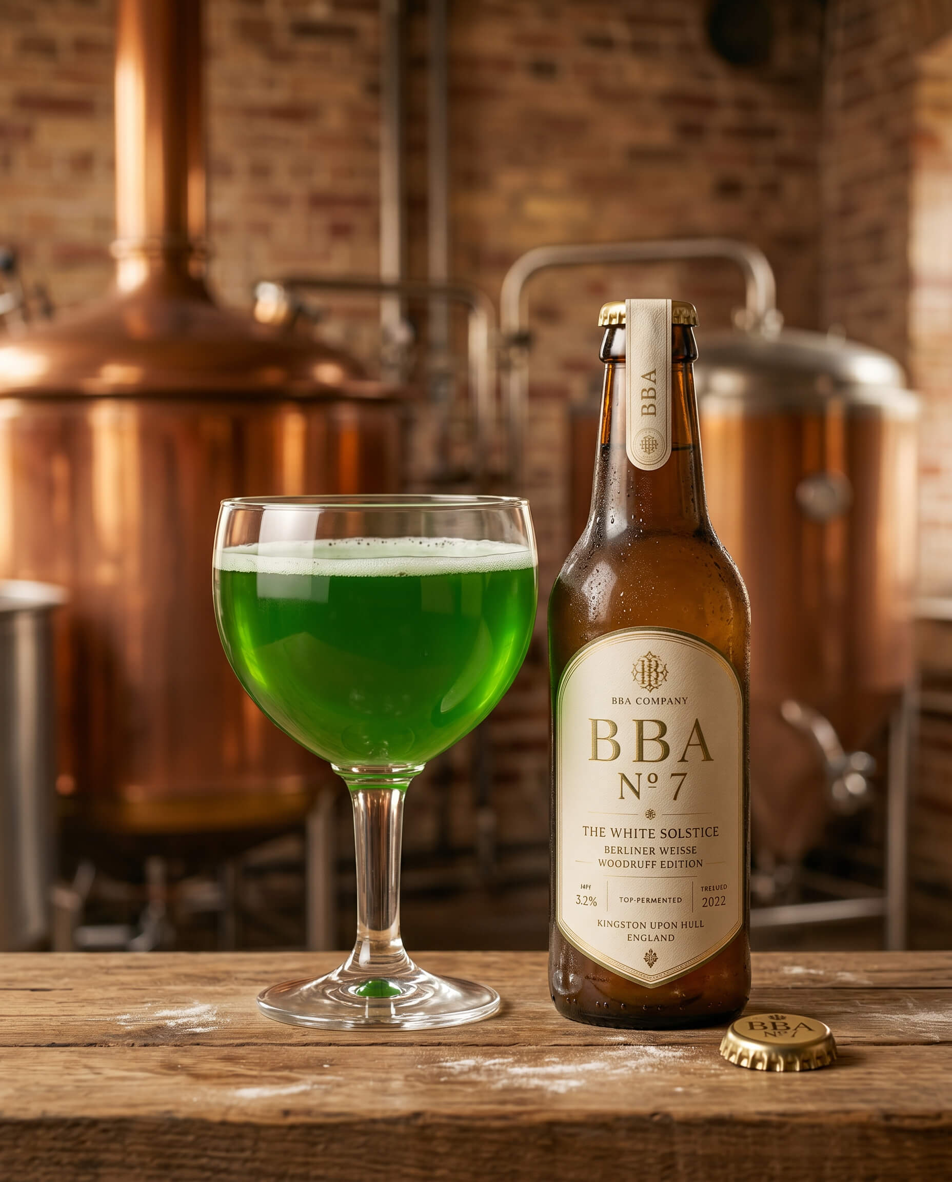 BBA_N°7_Bottle_with_Glass_in_the_Brewery